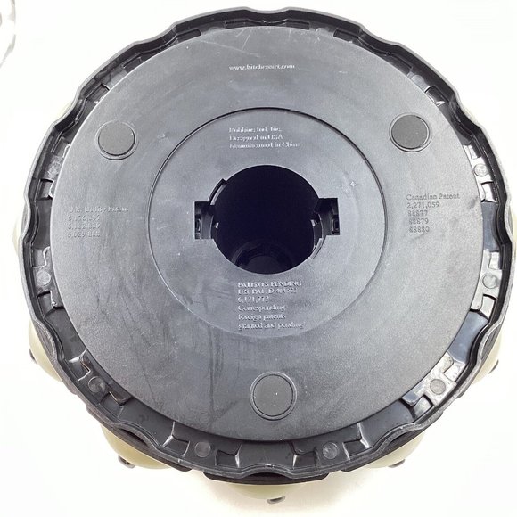 KitchenArt 12 Spice Container Turn-Table Carousel 1/4 Tsp Auto-Measure Herb Rack - Picture 8 of 12